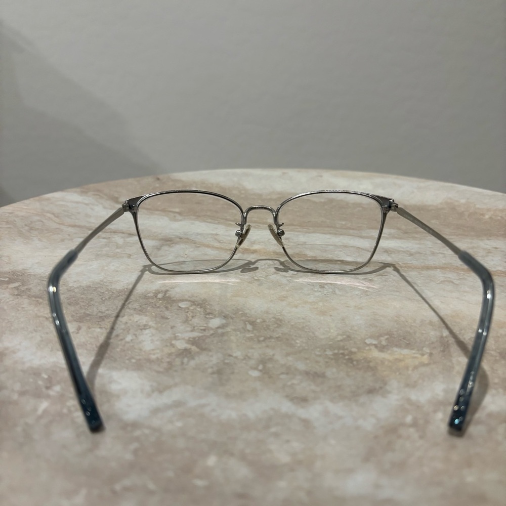 Coach HC5135 metal rounded squared half rimmed women’s eyeglasses - Picture 8 of 10